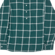 TOMMY HILFIGER 1 2 button up Shirt Green Check Long Sleeve Womens S Fashion