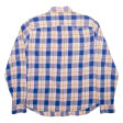 LEVI S Womens Shirt Blue Check Long Sleeve XL Online Sale