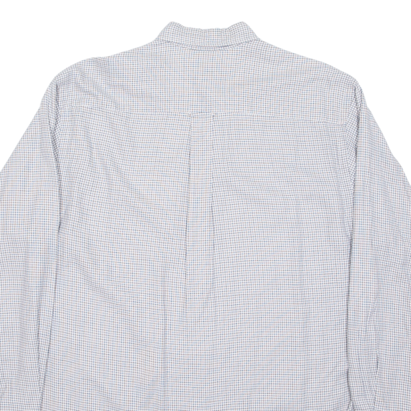 NAUTICA Shirt White Check Long Sleeve Mens M Online now