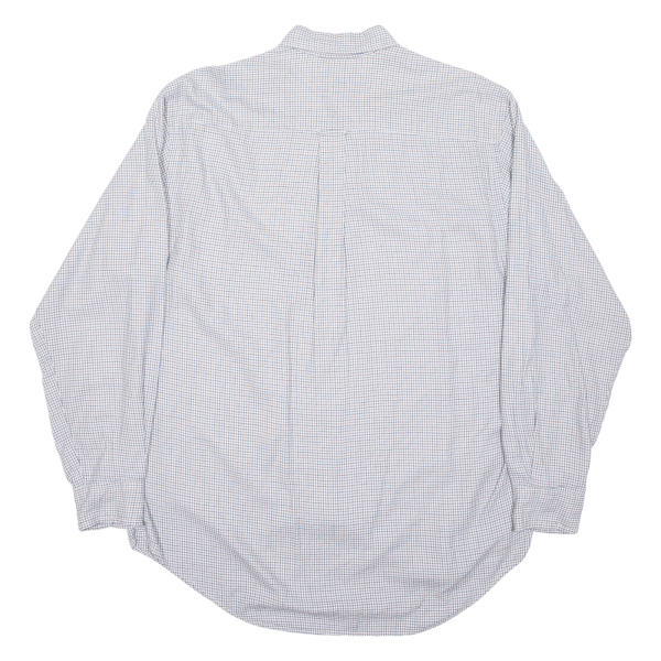 NAUTICA Shirt White Check Long Sleeve Mens M Online now