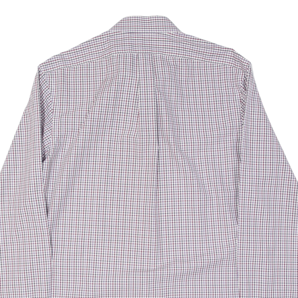 BANANA REPUBLIC Shirt Red Check Long Sleeve Mens M For Sale