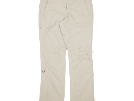 3P Womens Trousers Beige Regular Straight W28 L30 Online Sale