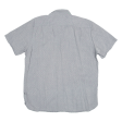 NAUTICA Shirt Grey Short Sleeve Mens L on Sale