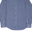 NAUTICA Shirt Blue Plaid Long Sleeve Mens S Cheap