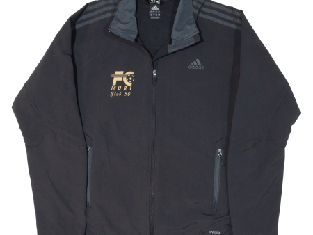 ADIDAS Football Club Muri Formotion Nano-Tex Mens Track Jacket Black L Online now