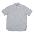 NAUTICA Shirt Grey Short Sleeve Mens L on Sale