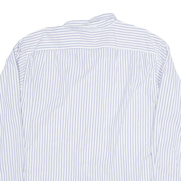 NAUTICA Shirt Blue Striped Long Sleeve Mens 2XL For Discount