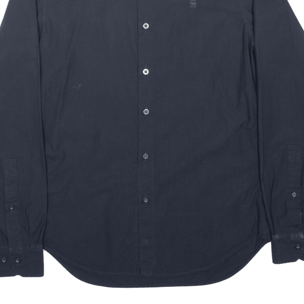 G-STAR RAW Plain Shirt Black Long Sleeve Mens S Discount