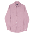 J CREW Flex Shirt Maroon Gingham Long Sleeve Mens XS Online