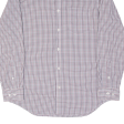 BANANA REPUBLIC Shirt Red Check Long Sleeve Mens M For Sale