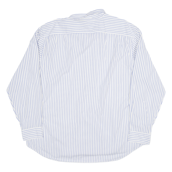 NAUTICA Shirt Blue Striped Long Sleeve Mens 2XL For Discount