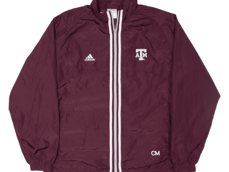 ADIDAS Climalite Windbreaker Jacket Maroon Mens M Cheap