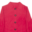 Anchor Buttons Plain Shirt Red 3 4 Sleeve Womens M Supply