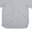 NAUTICA Shirt Grey Short Sleeve Mens L on Sale