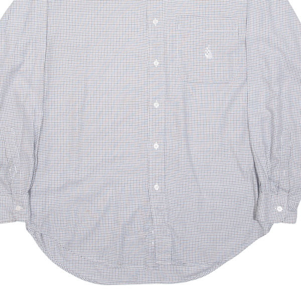 NAUTICA Shirt White Check Long Sleeve Mens M Online now