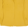 GERRY WEBER Plain Shirt Yellow Viscose Long Sleeve Womens L Online Sale