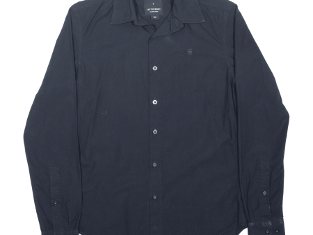 G-STAR RAW Plain Shirt Black Long Sleeve Mens S Discount