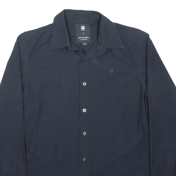 G-STAR RAW Plain Shirt Black Long Sleeve Mens S Discount