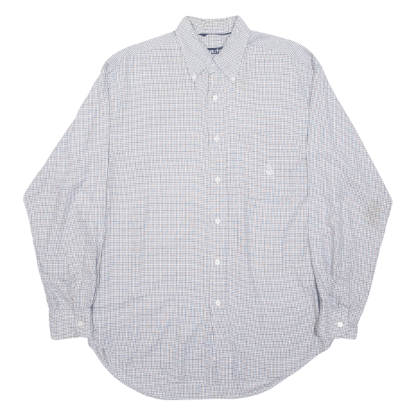 NAUTICA Shirt White Check Long Sleeve Mens M Online now