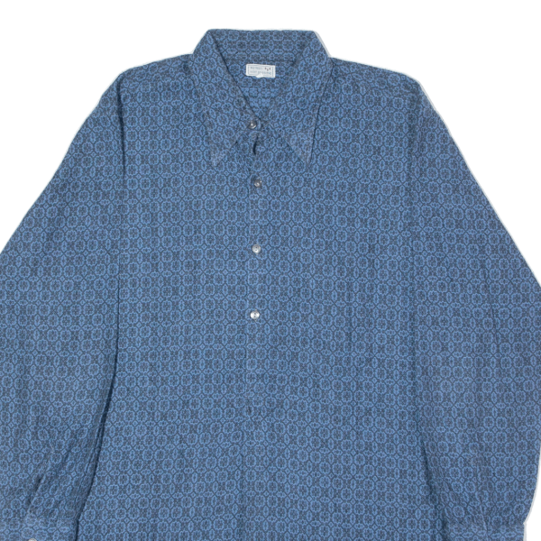 RETRECI NICHT EINGEHEND Mens Shirt Blue Diamond Long Sleeve XL Online now