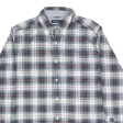 NAUTICA Classic Fit Shirt White Check Long Sleeve Mens L For Sale