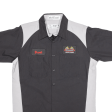 RED KAP Worker Shirt Black Short Sleeve Mens M For Discount