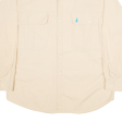 PATINO Plain Shirt Beige Long Sleeve Mens XL Discount