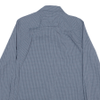 TOMMY HILFIGER Shirt Blue Gingham Long Sleeve Mens XS on Sale