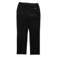 CALVIN KLEIN Corduroy Trousers Black Regular Straight Womens W28 L28 Discount