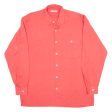 SOUTHERN Plain Shirt Pink Long Sleeve Mens M Online