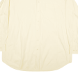 NAUTICA Plain Shirt Yellow Long Sleeve Mens 2XL For Discount