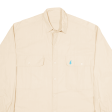 PATINO Plain Shirt Beige Long Sleeve Mens XL Discount