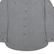 JACHS Plain Shirt Grey Long Sleeve Mens L Online Sale