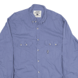 FUEL SPECIAL Plain Shirt Blue Long Sleeve Mens L Online now