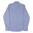 NAUTICA Slim Fit Shirt Blue Check Long Sleeve Mens M Hot on Sale