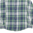 TOMMY HILFIGER Shirt Green Check Long Sleeve Mens S Online