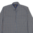 LEE Stretch Shirt Blue Check Long Sleeve Mens XL Online Sale