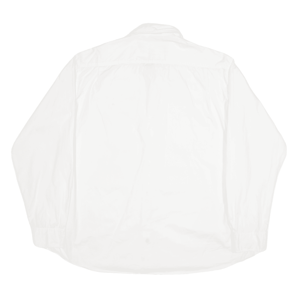 Plain Shirt White Long Sleeve Mens XL Online Hot Sale