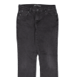 LEVI S 505 Jeans Black Denim Regular Straight Womens W30 L32 Discount