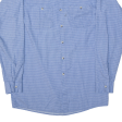 RED KAP Shirt Blue Check Long Sleeve Mens M For Discount