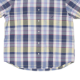 NAUTICA Shirt Blue Plaid Long Sleeve Mens L Supply