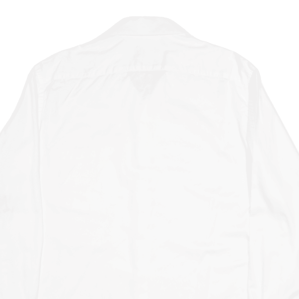 MICHAEL KORS Plain Shirt White Long Sleeve Mens L Discount