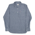 LEVI S Plain Shirt Blue Long Sleeve Mens S Supply