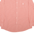 CHAPS Easy Care Shirt Red Gingham Long Sleeve Mens M on Sale