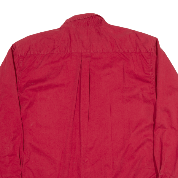 AUGUSTA SPORTSWEAR Plain Shirt Red Long Sleeve Mens L Online now