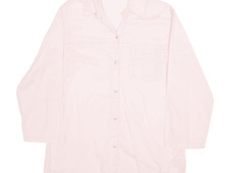 PUSSER S Plain Shirt Pink Long Sleeve Womens XS For Cheap