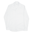 CALVIN KLEIN Slim Fit Shirt White Polka Dot Long Sleeve Mens M Supply