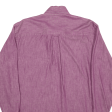 SAVANE Plain Shirt Purple Long Sleeve Mens S Discount