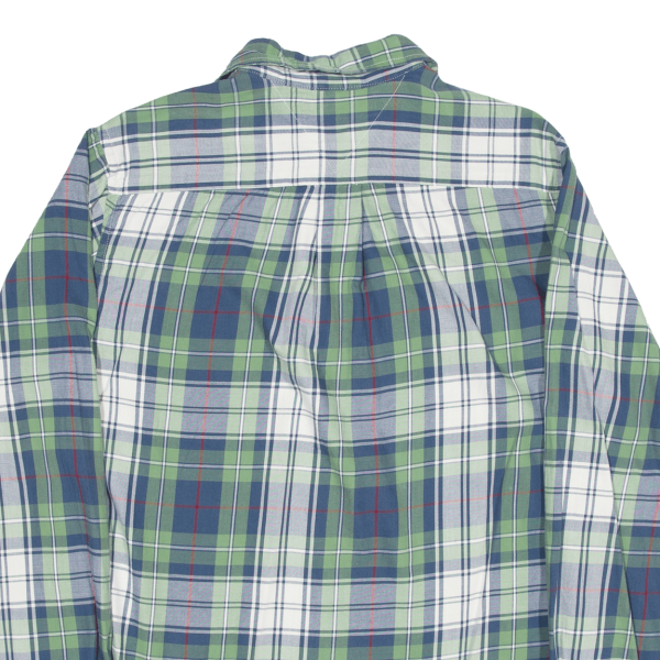 TOMMY HILFIGER Shirt Green Check Long Sleeve Mens S Online