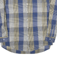 CHAPS RALPH LAUREN Shirt Blue Plaid Long Sleeve Mens XL on Sale